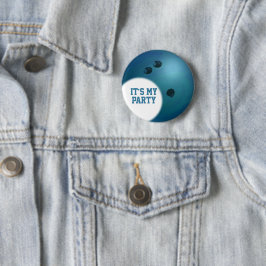 02 av12 Anpassningsbar för födelsedagsdagen Blue B Knapp