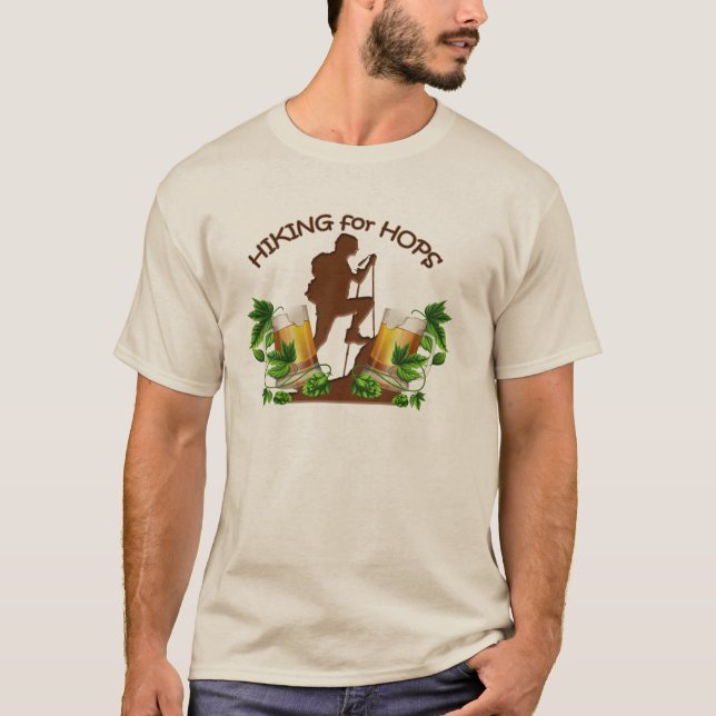 (02) Fotvandra för skuttmanar grundläggande T Shirt (Framsida)