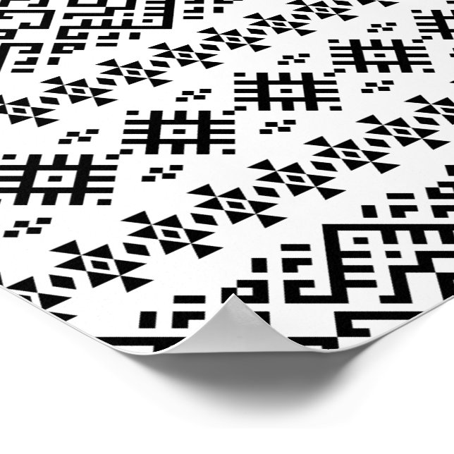 03012020 etnisk stamart Mönster-05 Poster (Hörn)