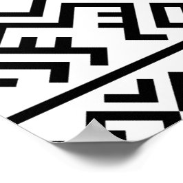 03012020 etnisk stamart Mönster-06 Poster