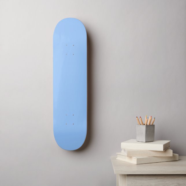 #030 Pastel Blue Färg Collection Mini Skateboard Bräda 18,5 Cm (Väggkonst)