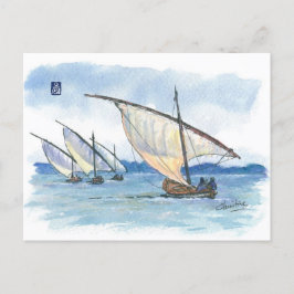 (032) Sail Regatta Sailcraft Vykort