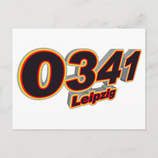 0341 Leipzig Vykort (Framsida)