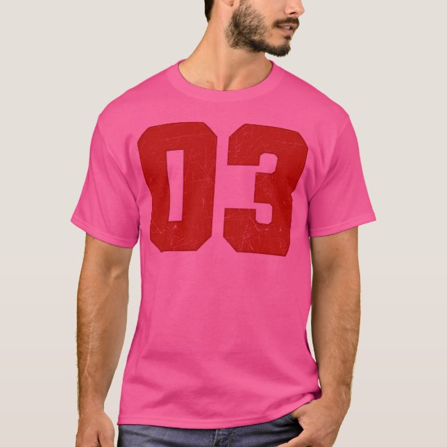 03 Grunge Red T Shirt (Framsida)