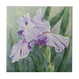 0440 Lila Iris Kakelplatta