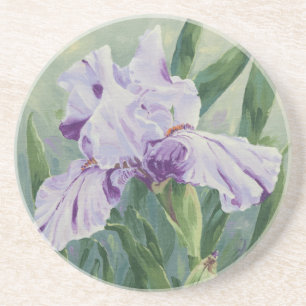 0440 Lila Iris Underlägg Sandsten