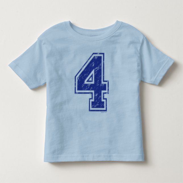 04 Anpassningsbar Jersey Blue T-shirt (Framsida)