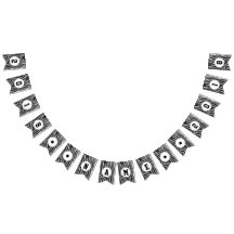 04 av 12 Zebra Thned Party Bunting