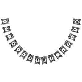 04 av 12 Zebra Thned Party Bunting Vimplar