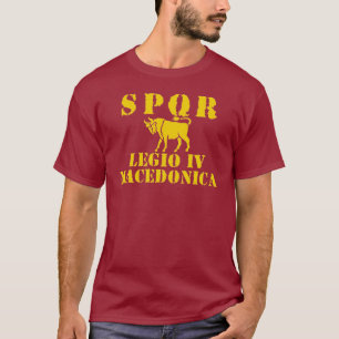 04 Julius Caesar 4th legion - romersk tjur Tee Shirt