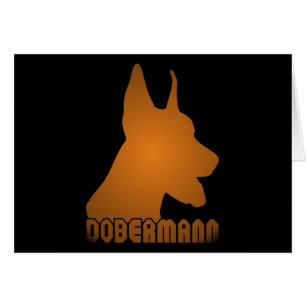 0513032011 Dobermann (Animales) Hälsningskort