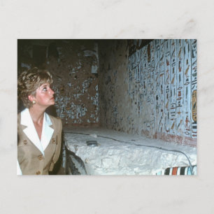 060 Princess Diana Egypten 1992 Vykort
