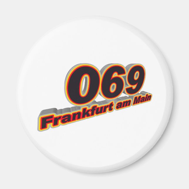 069 Frankfurt am Main Magnet (Framsidan)