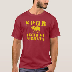 06 Julius Caesar Ironclad legion för 6e - Rome Tee