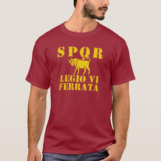 06 Julius Caesar Ironclad legion för 6e - Rome Tee (Framsida)