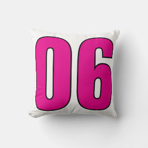 06 - Snyggt Numeric Påstående Art Kudde