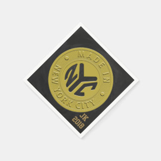 06of12 New York-token-märkta blöjor Pappersservett