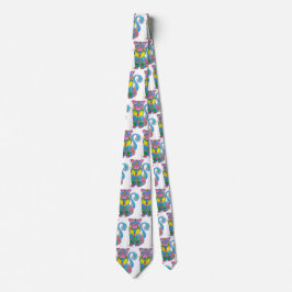 074 - Alebrije Cat Tie Slips