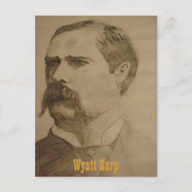 074 Wyatt Earp Vykort (Framsida)