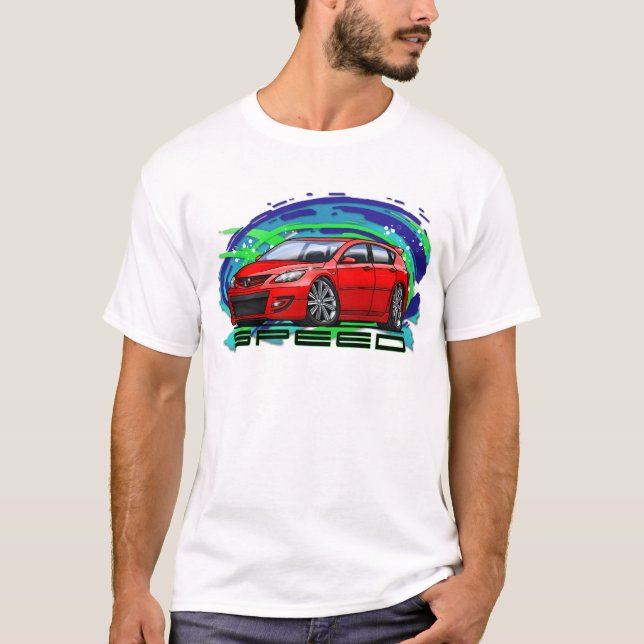 07-09 Speed3_Red T Shirt (Framsida)