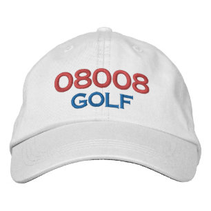 08008 GOLF HAT BRODERAD KEPS