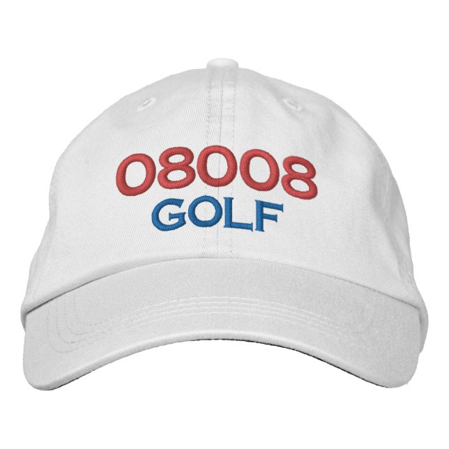 08008 GOLF HAT BRODERAD KEPS (Framsida)