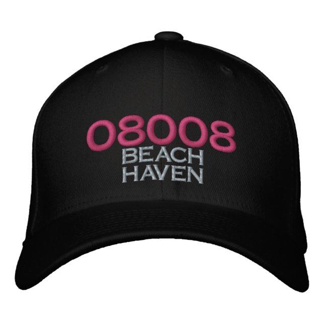 08008 HAT LONG BEACH ISLAND CAP BEACH HAVEN NJ BRODERAD KEPS (Framsida)