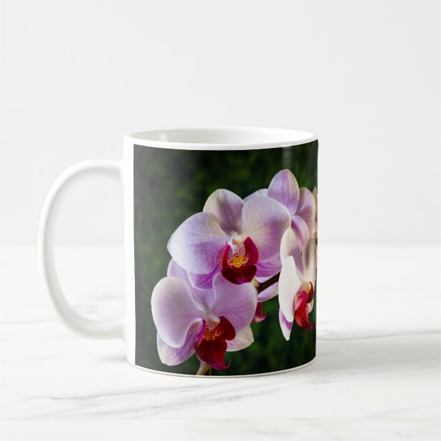 0834-Rosa Orchids Kaffemugg (Vänster)