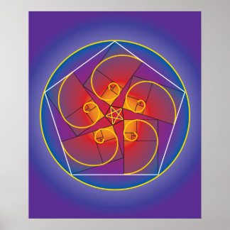 08 RÖRELSE MANDALA POSTER