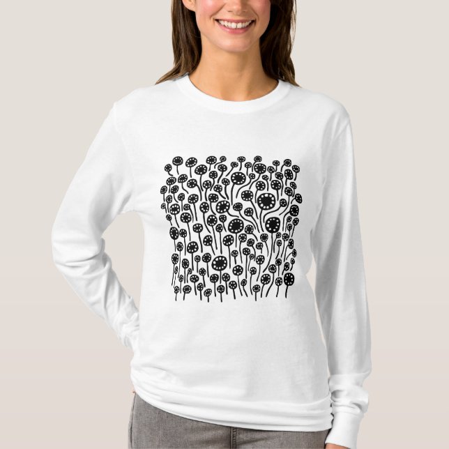 090512 - Svart ljus T Shirt (Framsida)