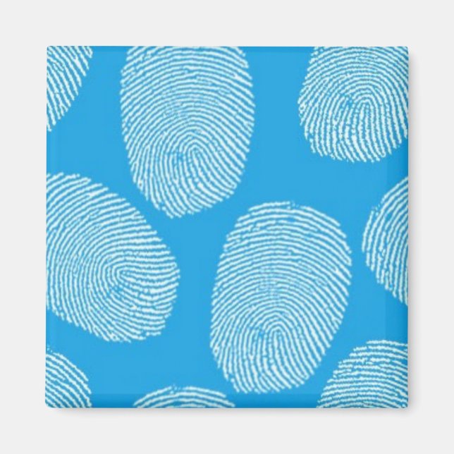 090906-Investigation BLUE FINGERPRINTS DETECTIVE Magnet (Framsidan)