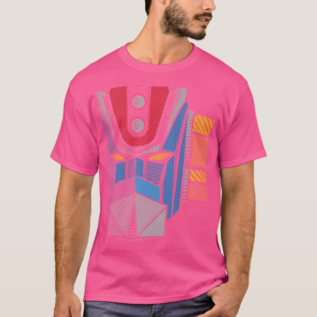 091 Grendizer-Fullt T Shirt (Framsida)