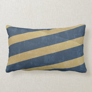 092 NAVY GULD GRUNGE RAND SAILOR MÖNSTER MAN TE LUMBARKUDDE