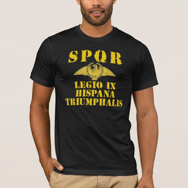 09 9th spanska triumfera legion - romersk örn tee shirt (Framsida)