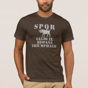 09 9th spanska triumfera legion - romersk tjur t-shirt