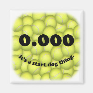 0,000 perfekt Flyball start! Kylskåpmagnet Magnet