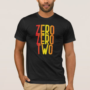 0 0 2 Pickleball-poäng, gradient T Shirt