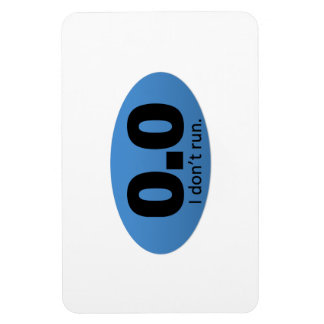 0,0 jag gör inte springa. magnet