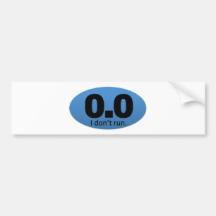 0,0 Jag kör inte Bildekal
