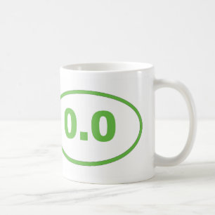 0,0 Ljust grönt Kaffemugg