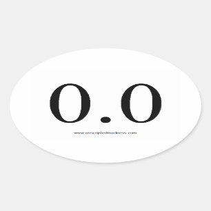 0,0 Miles Ovalt Klistermärke