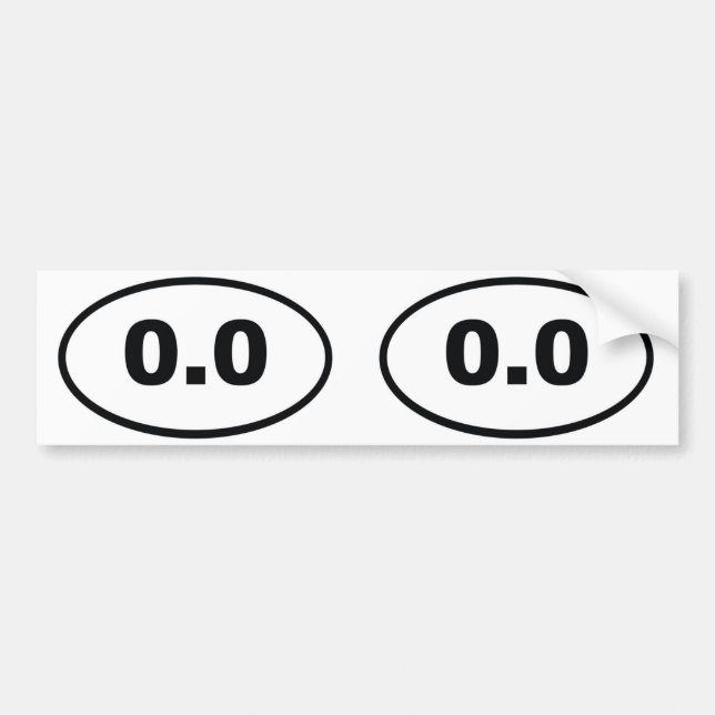 0,0 oval bildekal (Framsidan)