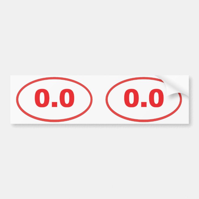 0,0 oval bildekal (Framsidan)