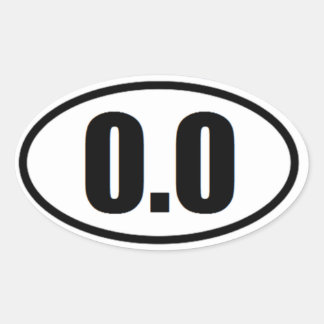 0.0 Ovala klistermärken