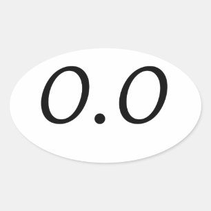 0.0 OVALT KLISTERMÄRKE