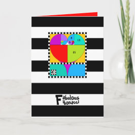 0-1-1-2-3-5-8 Fibonacci Kort