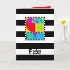 0-1-1-2-3-5-8 Fibonacci Kort