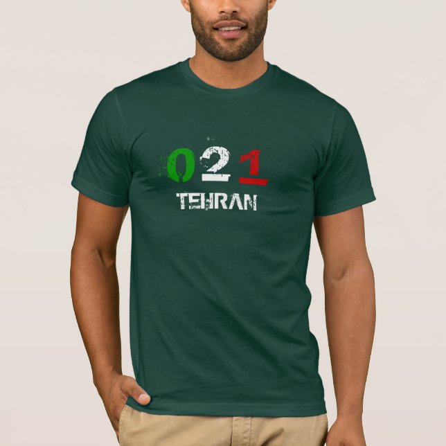 0 2, 1, TEHRAN T-SHIRT (Framsida)