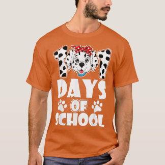 0 dagars skoltid Dalmatien Hund 00 dagar Smarter T Shirt
