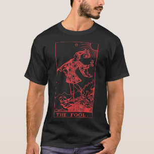 0 Fool Tarot-ockulten Lucifer 666 Goth Blackcraf T Shirt